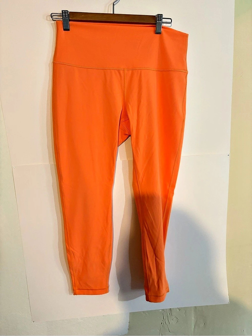 Lululemon Wunder Under High-Rise Tight 25" *Full-On Luxtreme Orange Size 12